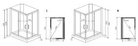Timo Lux TL-1504 L душевая кабина (110*85*230), шт