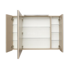 Зеркало-шкаф Roca Oleta 100 с подсветкой, капучино матовый (A857648515)