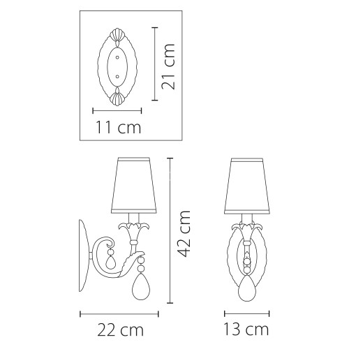 Бра Osgona 691612