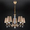 Подвесная люстра Eurosvet 60103/5 перламутровое золото