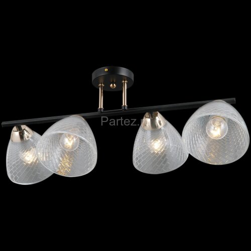 Потолочная люстра ILLUMICO IL0739-4CSQ-24 BK FGD ARIES