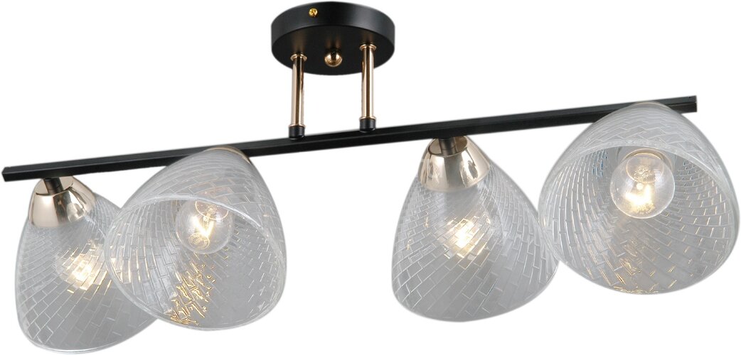 Потолочная люстра ILLUMICO IL0739-4CSQ-24 BK FGD ARIES
