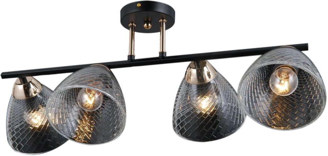 Потолочная люстра ILLUMICO IL0739-4CSQ-24 BK FGD ARIES