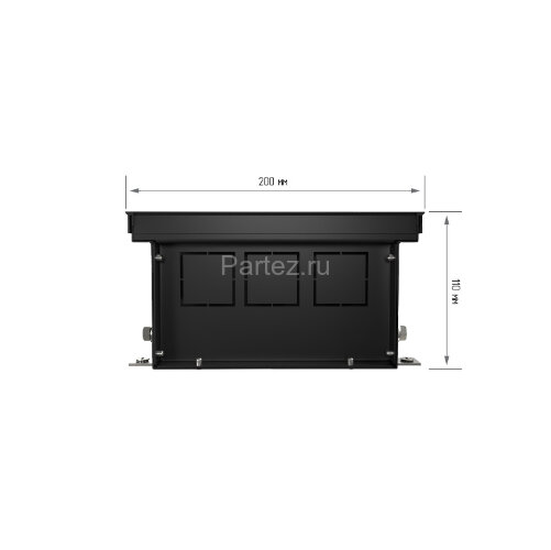 Конвектор внутрипольный Royal Thermo ATRIUM-110/200/1000-DG-U-LB