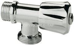 Вентиль для стиральной машины горизонтальный 1/2&quot;х3/4&quot; art.226 ITAP
