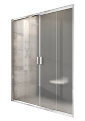 Душевая дверь Ravak Blix раздвижная 151х190, толщина полотна 6мм универсальная, цвет профиля хром