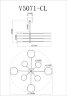 Потолочная люстра Moderli V5071-CL