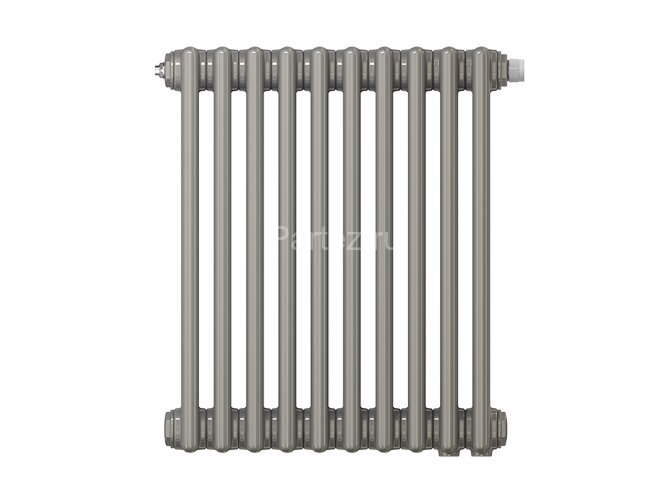 Радиатор трубчатый Zehnder Charleston Retrofit 3057, 18 сек.1/2 ниж.подк. 0325 TL (кроншт.в компл)