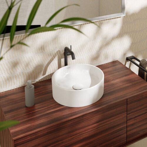 Раковина - чаша Hansgrohe Xuniva S 400x400x130 накладная, белый (60164450)