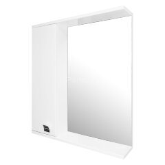 Зеркало-шкаф Loranto София 60 левый 600х700х155 без светильника, белый (CS00077140)