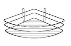 Полка угловая Fixsen одноэтажная, сталь, хром (FX-850-1)