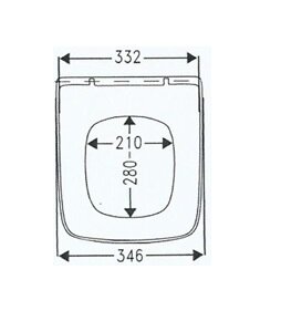 Крышка-сиденье для унитаза Haro Куад микролифт, стальное быстросъемное крепление с эксцетриком, бело