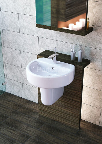 Раковина Sanita Luxe Best Luxe 55, белая (BSTSLWB01)