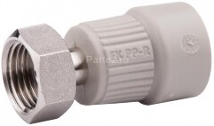 Муфта МВ PPR с накидной гайкой D20х3/4" Ekoplastik