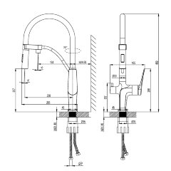 Смеситель Lemark Bronx LM3761MW для кухни с подключением к фильтру с питьевой водой