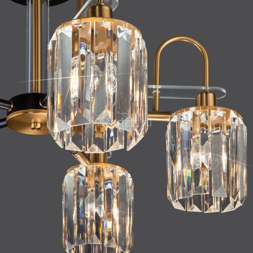 Потолочная люстра Eurosvet 70090/5 черный