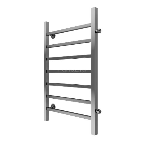 Полотенцесушитель водяной AZARIO ANCONA 500/800 квадрат, 7 секций, боковое подключение, 3/4", хром (