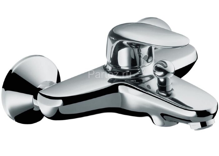 Hansgrohe 31470000 Metris Е Смеситель для ванны, однорычажный, ВМ, 1/2