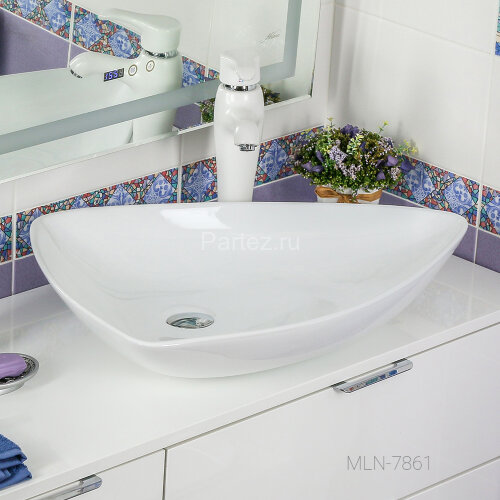 Накладная раковина melana mln-7861