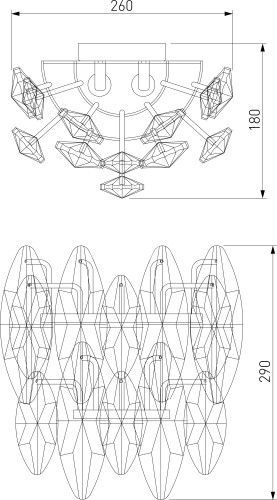 Бра Bogate's 372/2 Strotskis