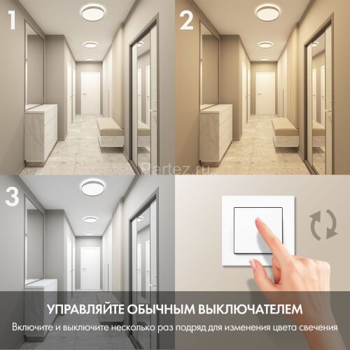 Потолочный светильник Denkirs DK6511-WH/1