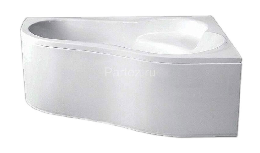 Ванна акриловая Santek Ибица 150х100, правая, белая