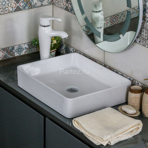 Накладная раковина melana mln-7050k