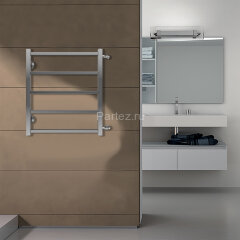 Полотенцесушитель водяной AZARIO ANCONA 500/600 квадрат, 5 секций, боковое подключение, 3/4", хром (