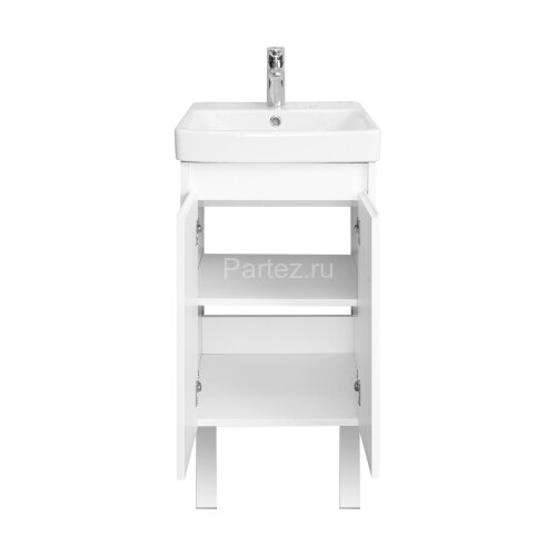 Тумба под раковину AQUATON Сканди 45 Doors универсальная, белый (1A278701SD010)