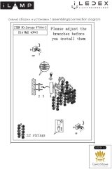 Бра iLamp W7004-3 GD