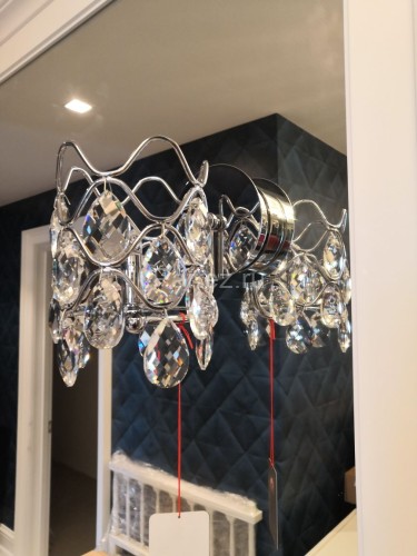 Бра Illuminati MB103910-1A chrome/clear