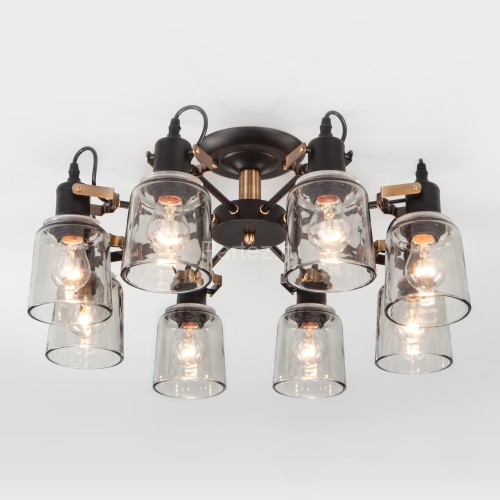 Потолочная люстра Eurosvet 70111/8 черный