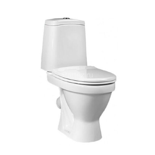 Унитаз-компакт Sanita Лада Комфорт с сиденьем микролифт (WC.CC/Lada/2-DM/WHT.G/S1)