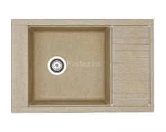 Кухонная мойка AQUATON Делия 78, цвет песочный (1A715132DE220)