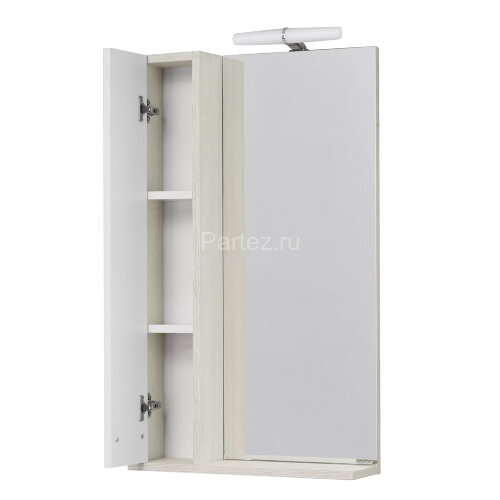 Зеркало-Шкаф AQUATON БЕККА 50 белый дуб (1A214502BAC20)