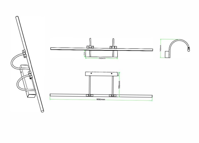 Подсветка для картин Zortes ZRS.2826.18