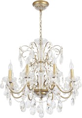 Подвесная люстра Crystal Lux ODELIS SP8 GOLD