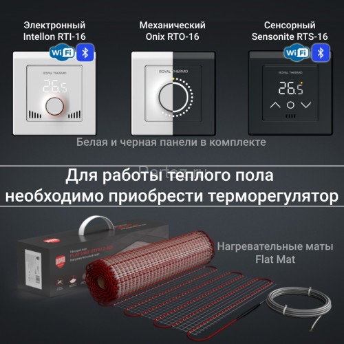 Комплект теплого пола Royal Thermo Flat Mat RTFM 2-150-5