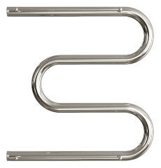 Полотенцесушитель водяной ДВИН M М-образный 50/50 c полкой, полированный (4627086010769)