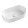 Раковина-чаша Azario530x315x135 накладная, овальная, белый глянец (AZ-1156)