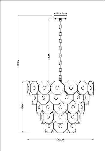 Подвесная люстра Arte Lamp A4069LM-13AB