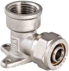 Угол обжимной с креплением 20х3/4&quot; VALTEC