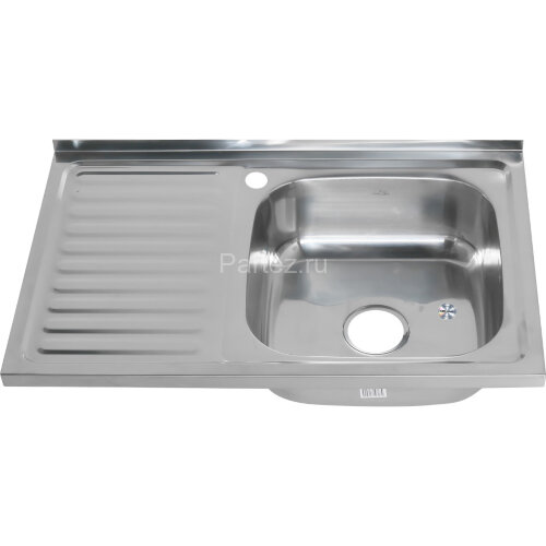 Мойка 8050 R MELANA 0,6/160 накладная прямоугольная с сифоном (014 ta R *15)