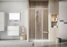 Душевая дверь Ravak раздвижная 100х188, толщина полотна 3мм универсальная, цвет профиля сатин