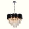 Подвесная люстра Natali Kovaltseva DARIAN 76017/5C CHROME BLACK