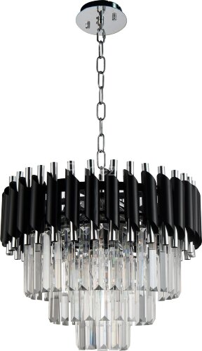 Подвесная люстра Natali Kovaltseva DARIAN 76017/5C CHROME BLACK