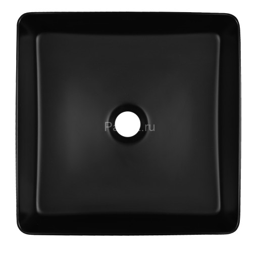 Раковина-чаша Azario 360х360х110 накладная, квадратная, черный матовый (AZ-2179-S-MB)